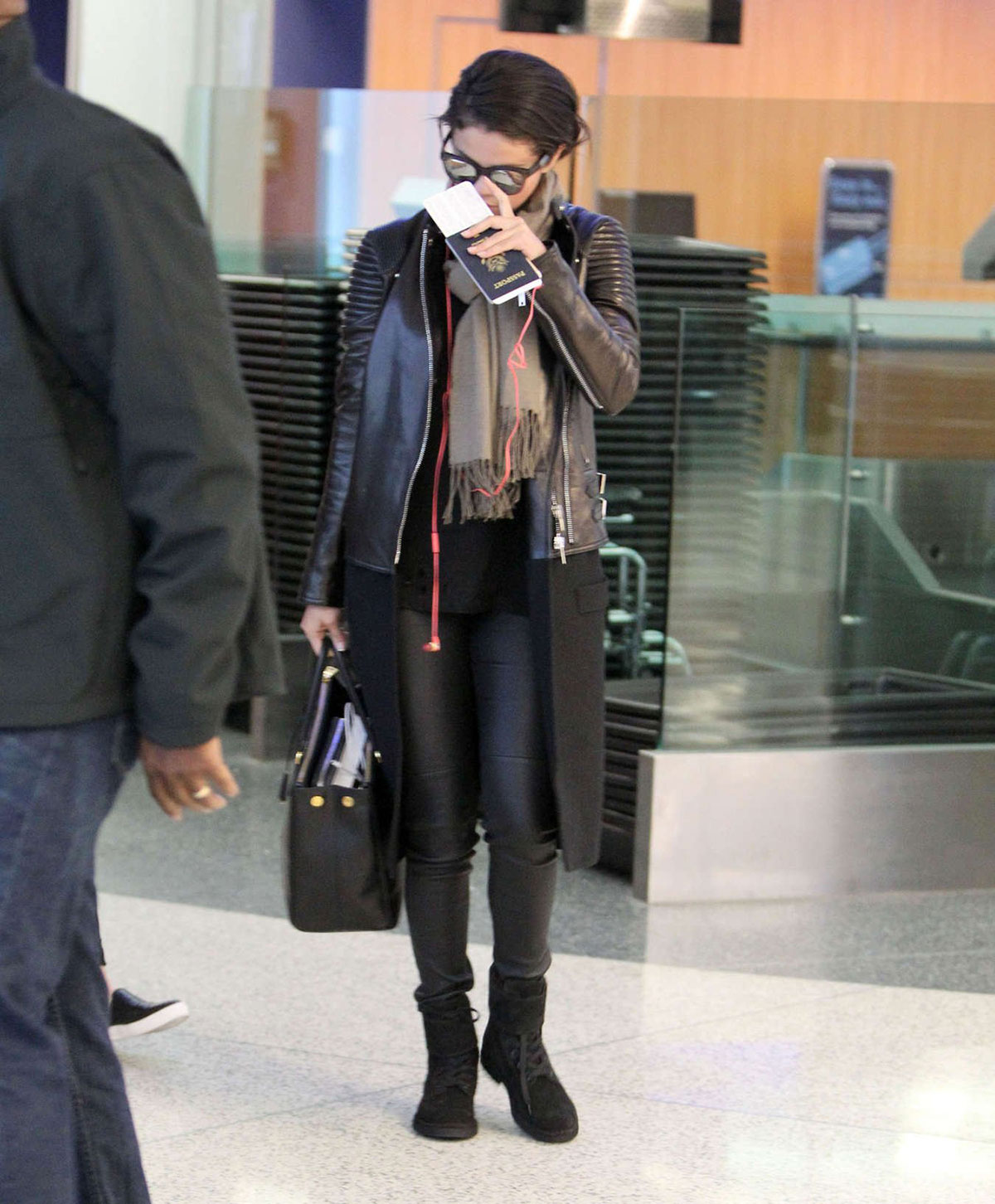 Selena Gomez at LAX