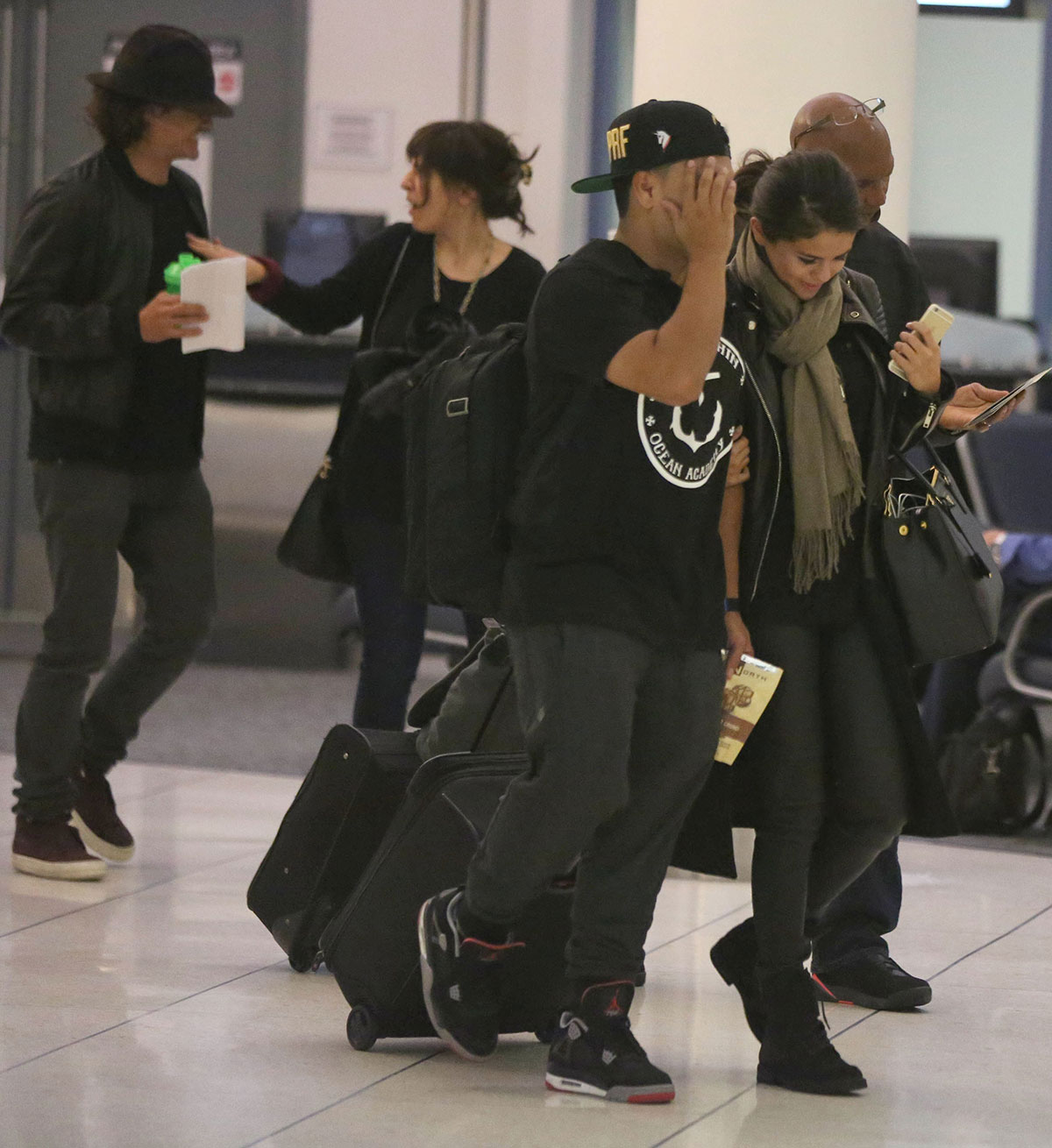 Selena Gomez at LAX