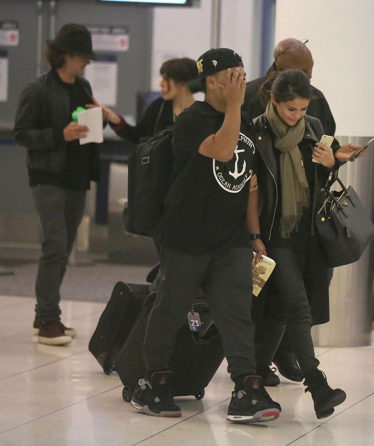 Selena Gomez at LAX