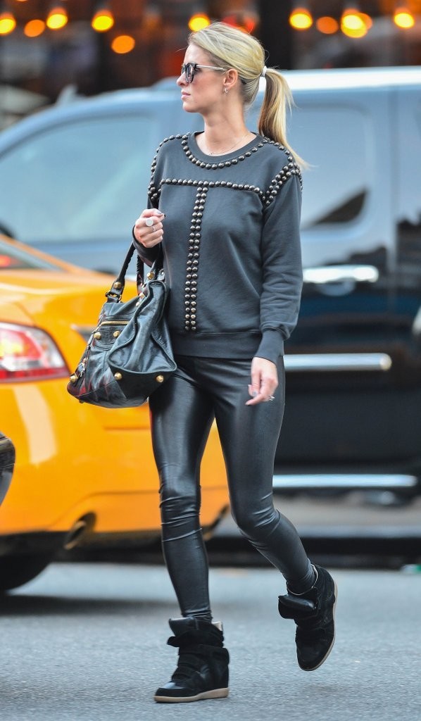 Nicky Hilton went for a stroll in New York City