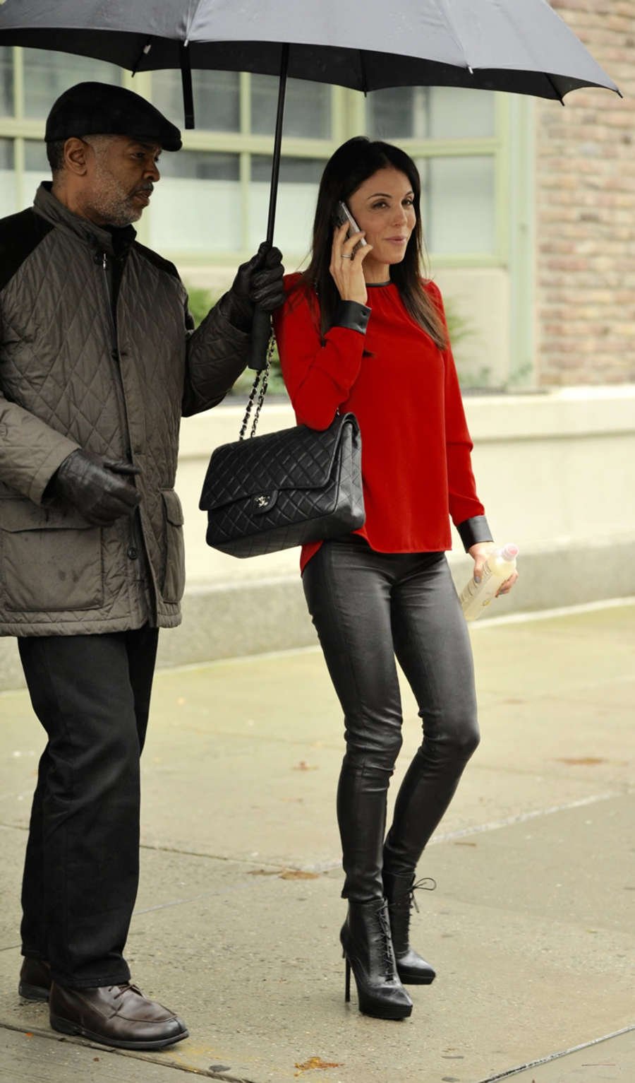 Bethenny Frankel out and abot in New York