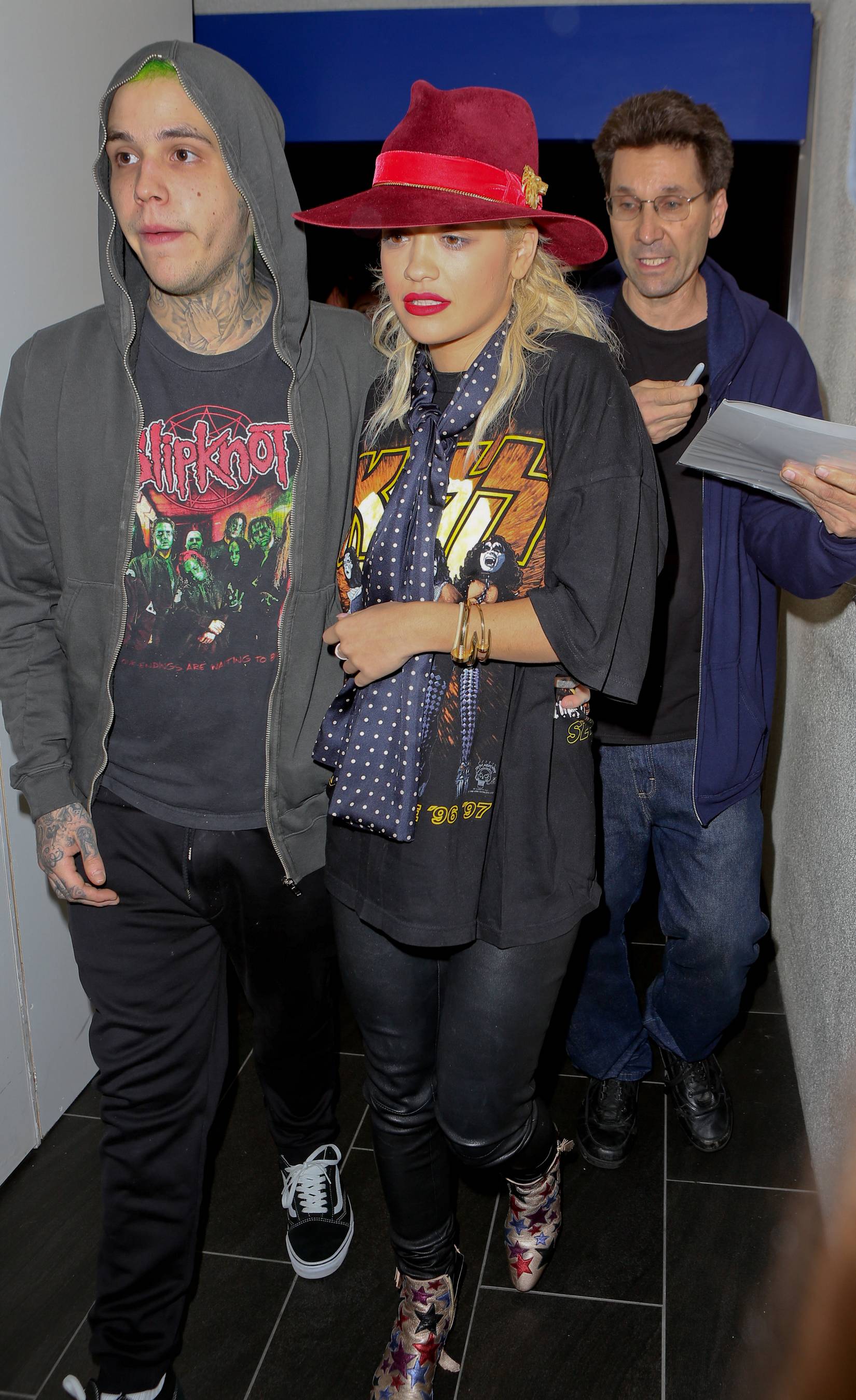 Rita Ora was spotted at LAX airport