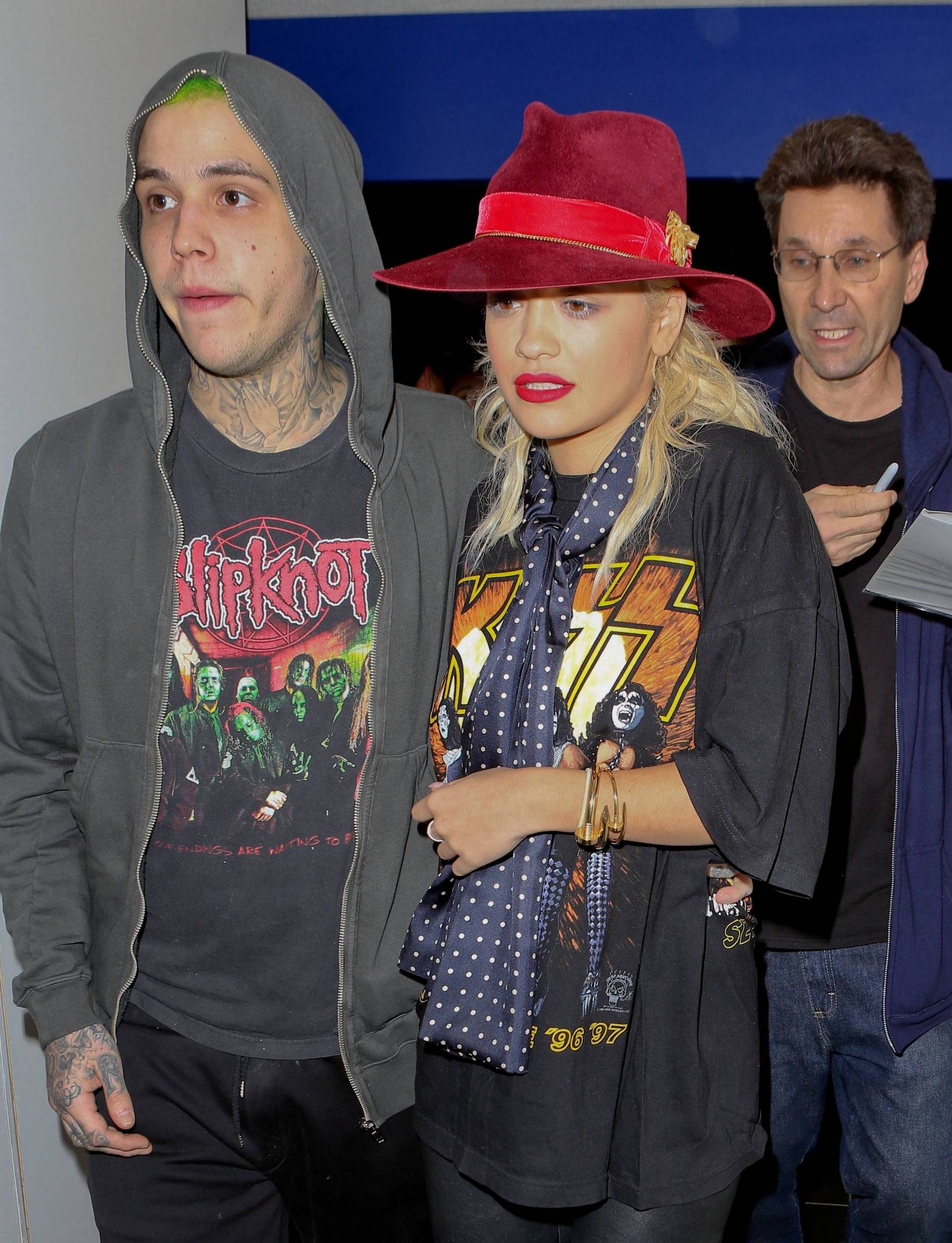 Rita Ora was spotted at LAX airport