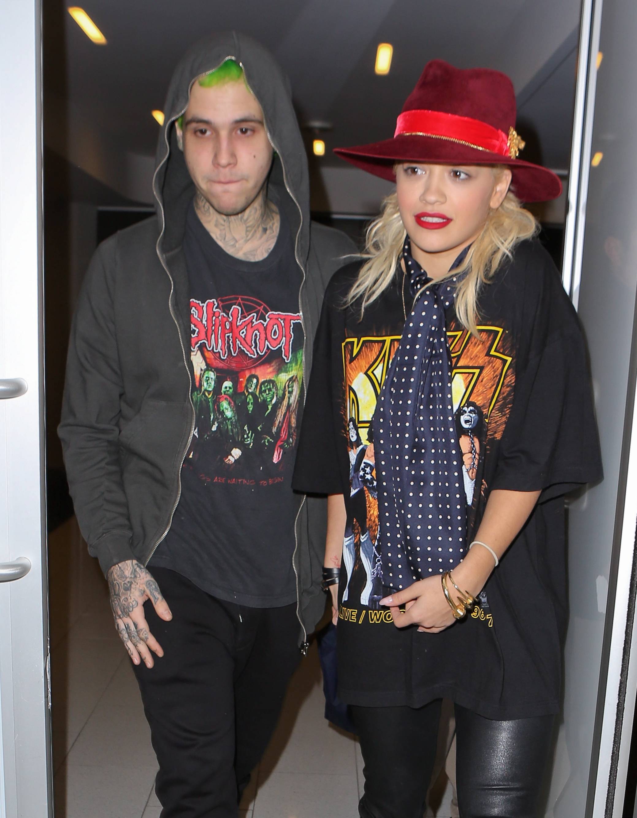 Rita Ora was spotted at LAX airport