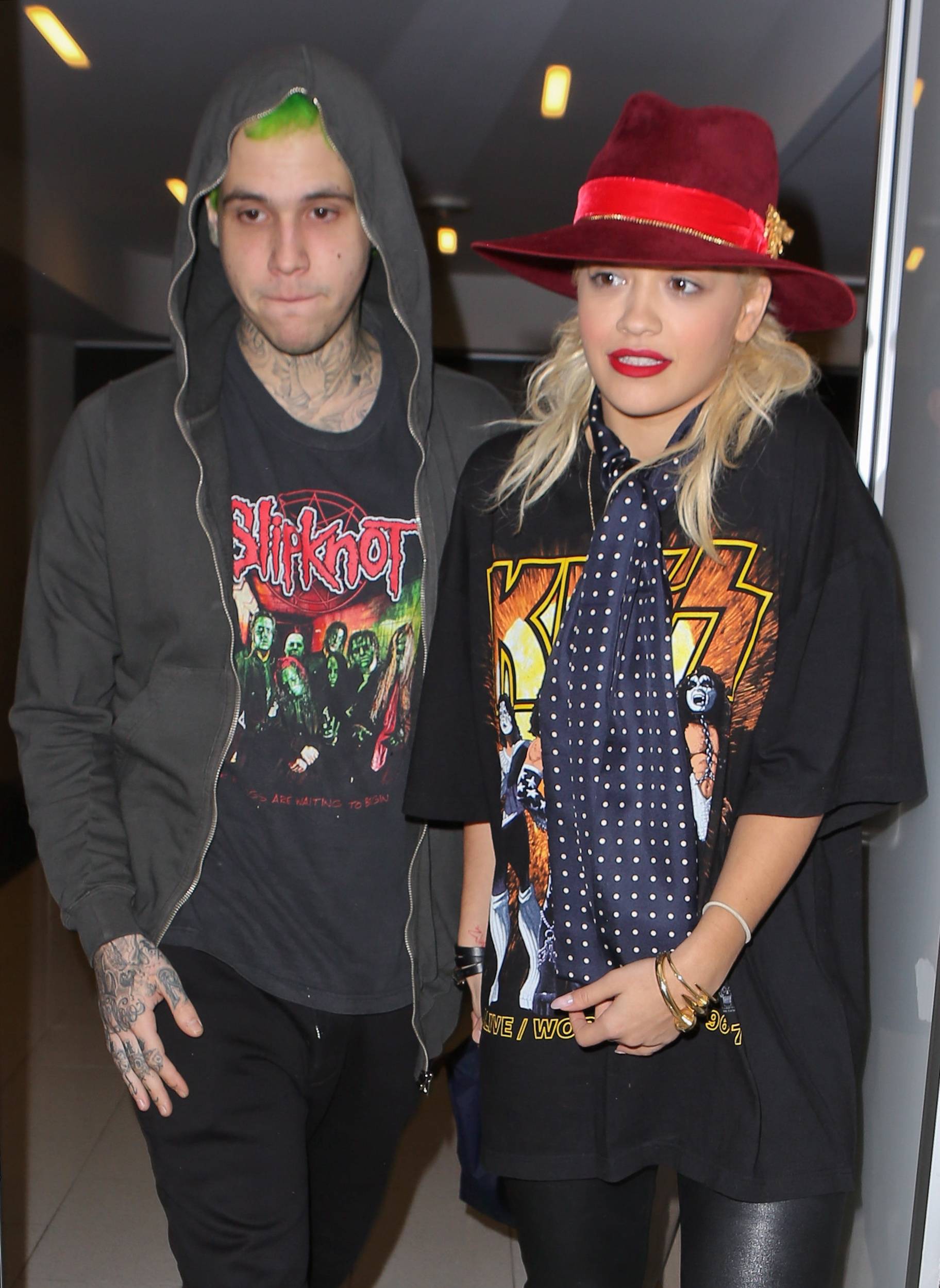 Rita Ora was spotted at LAX airport