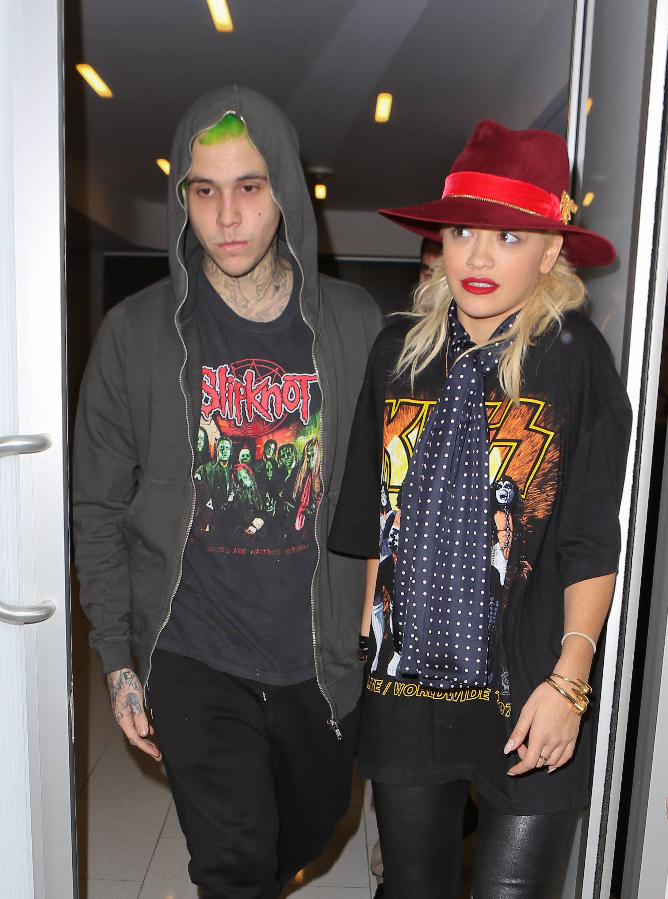 Rita Ora was spotted at LAX airport