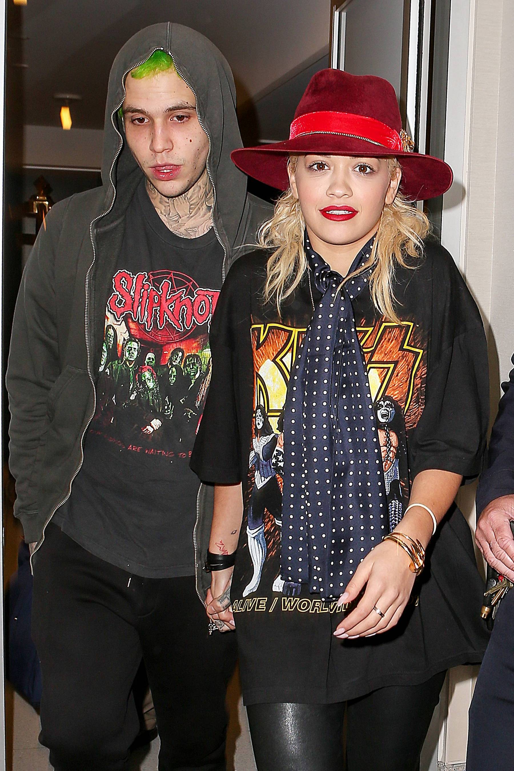 Rita Ora was spotted at LAX airport