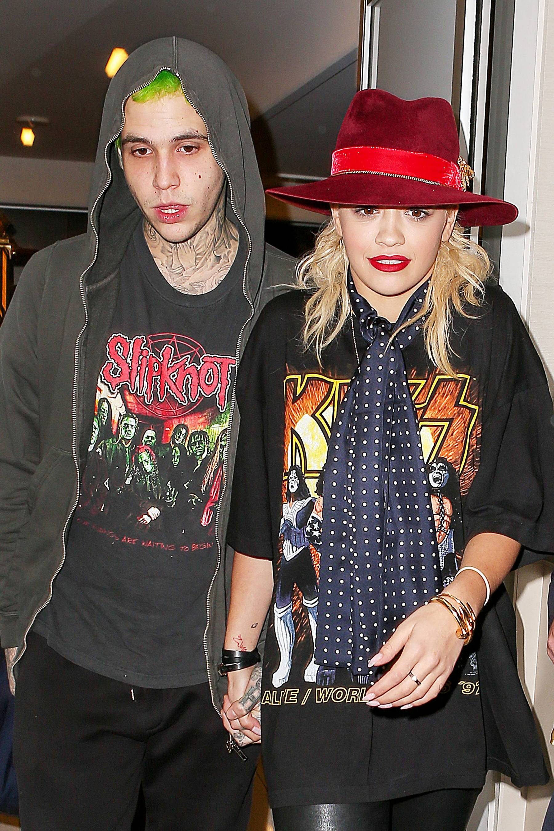 Rita Ora was spotted at LAX airport