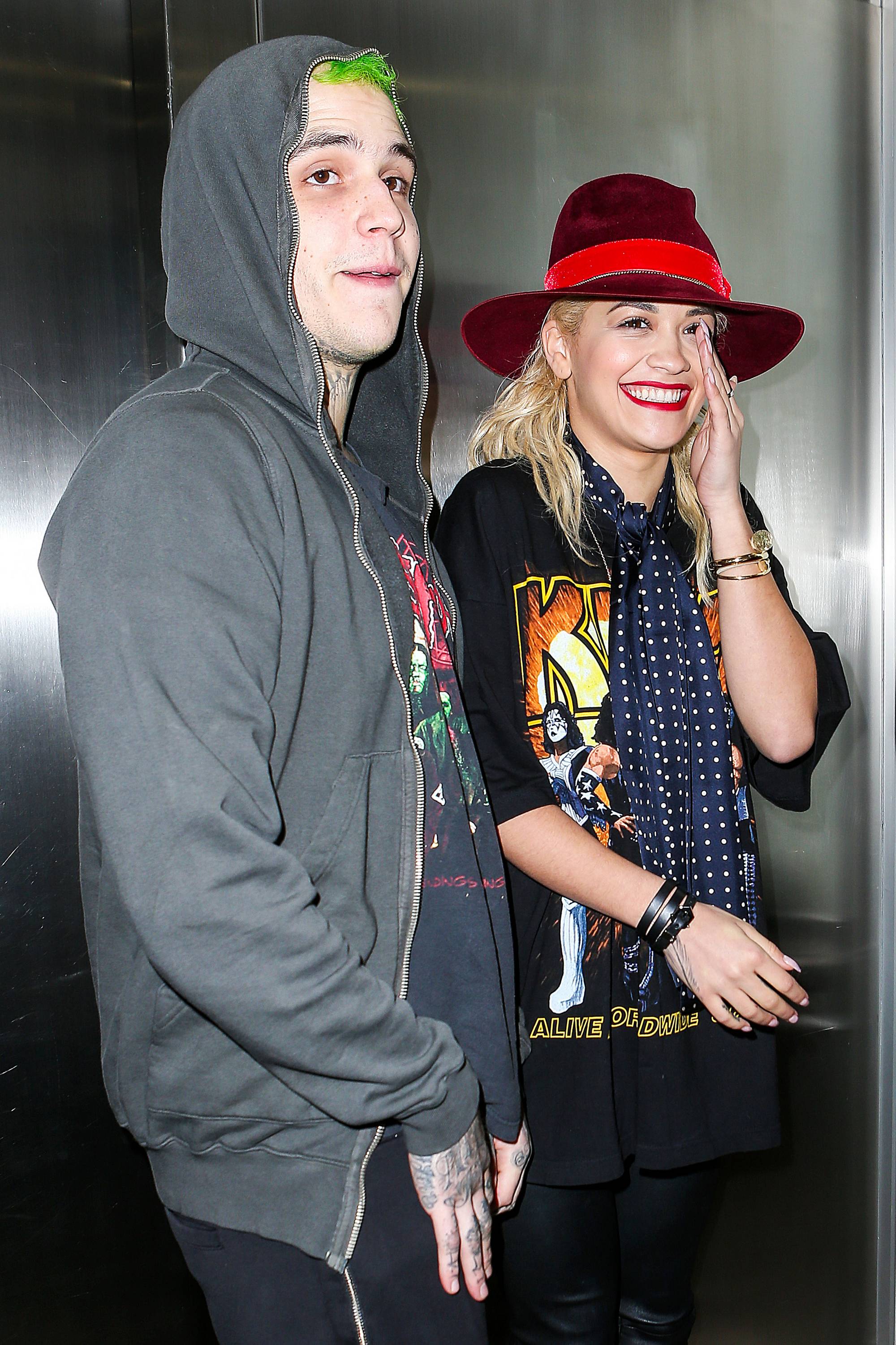 Rita Ora was spotted at LAX airport