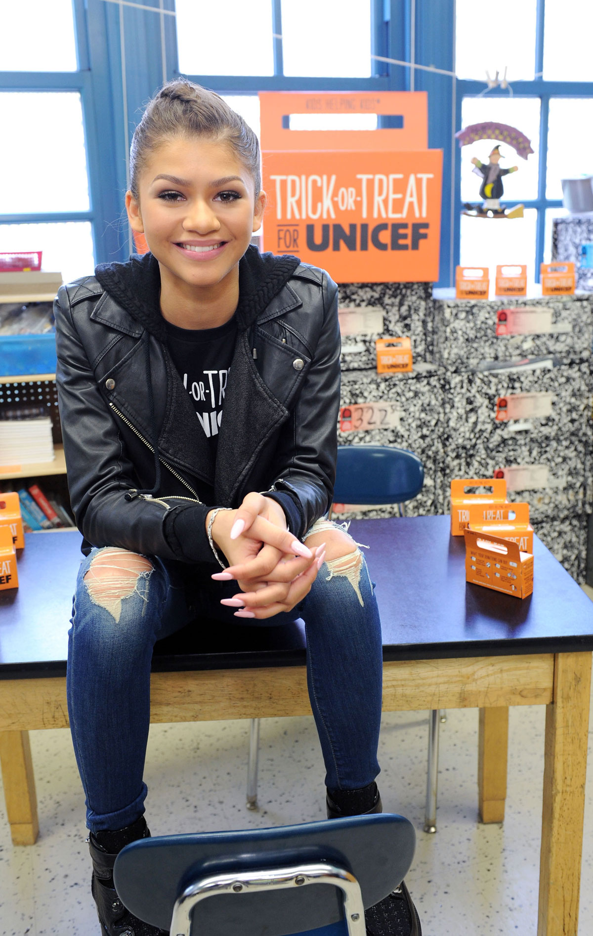 Zendaya Coleman attends Trick-or-Treat for UNICEF
