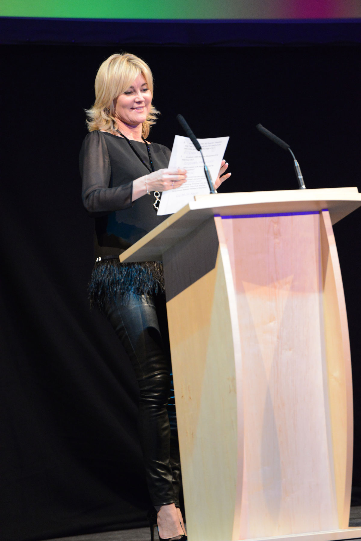 Anthea Turner attends Marie Curie Brain Game 2014