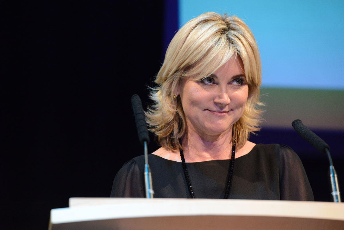 Anthea Turner attends Marie Curie Brain Game 2014