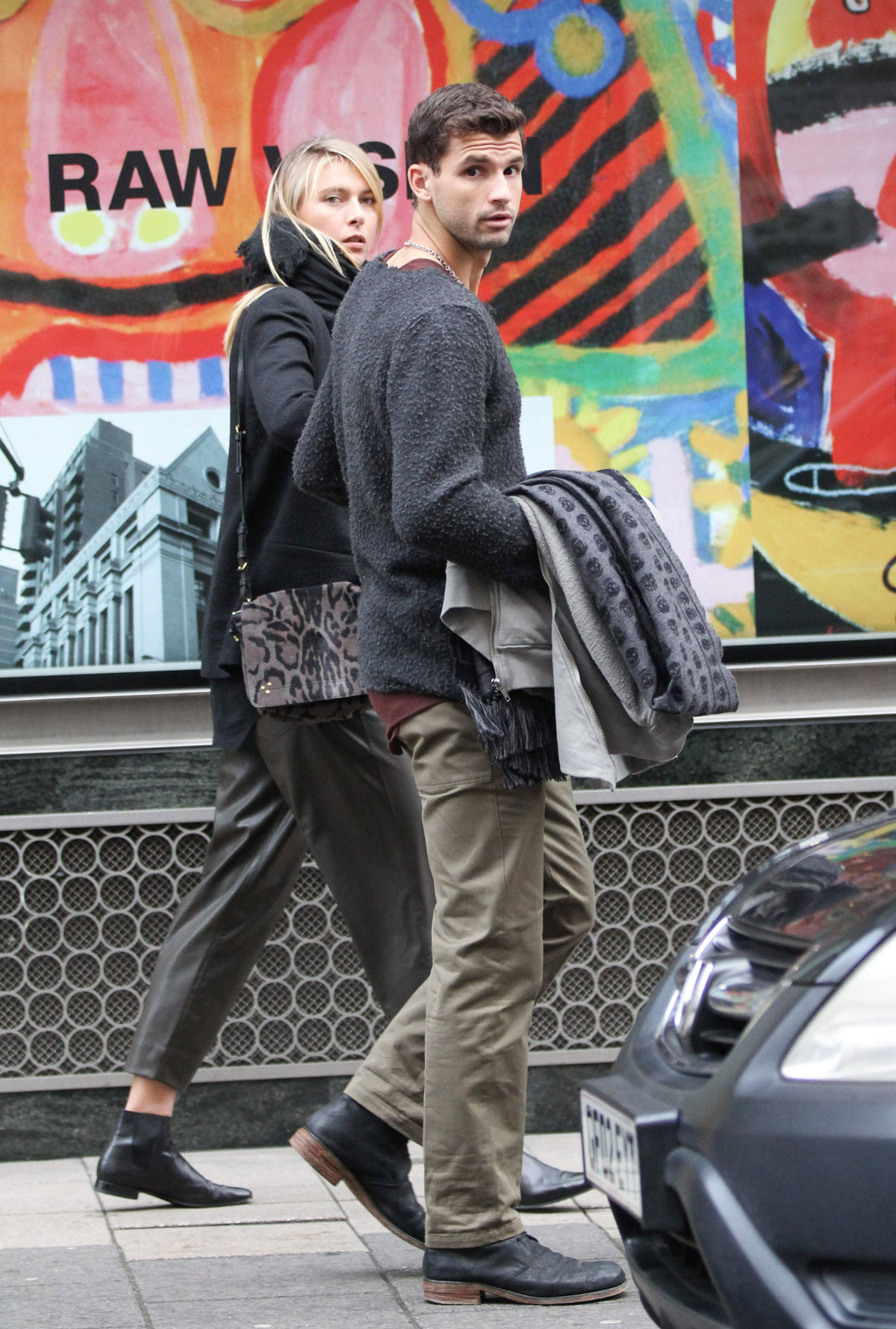 Maria Sharapova shopping at Dover Street Market