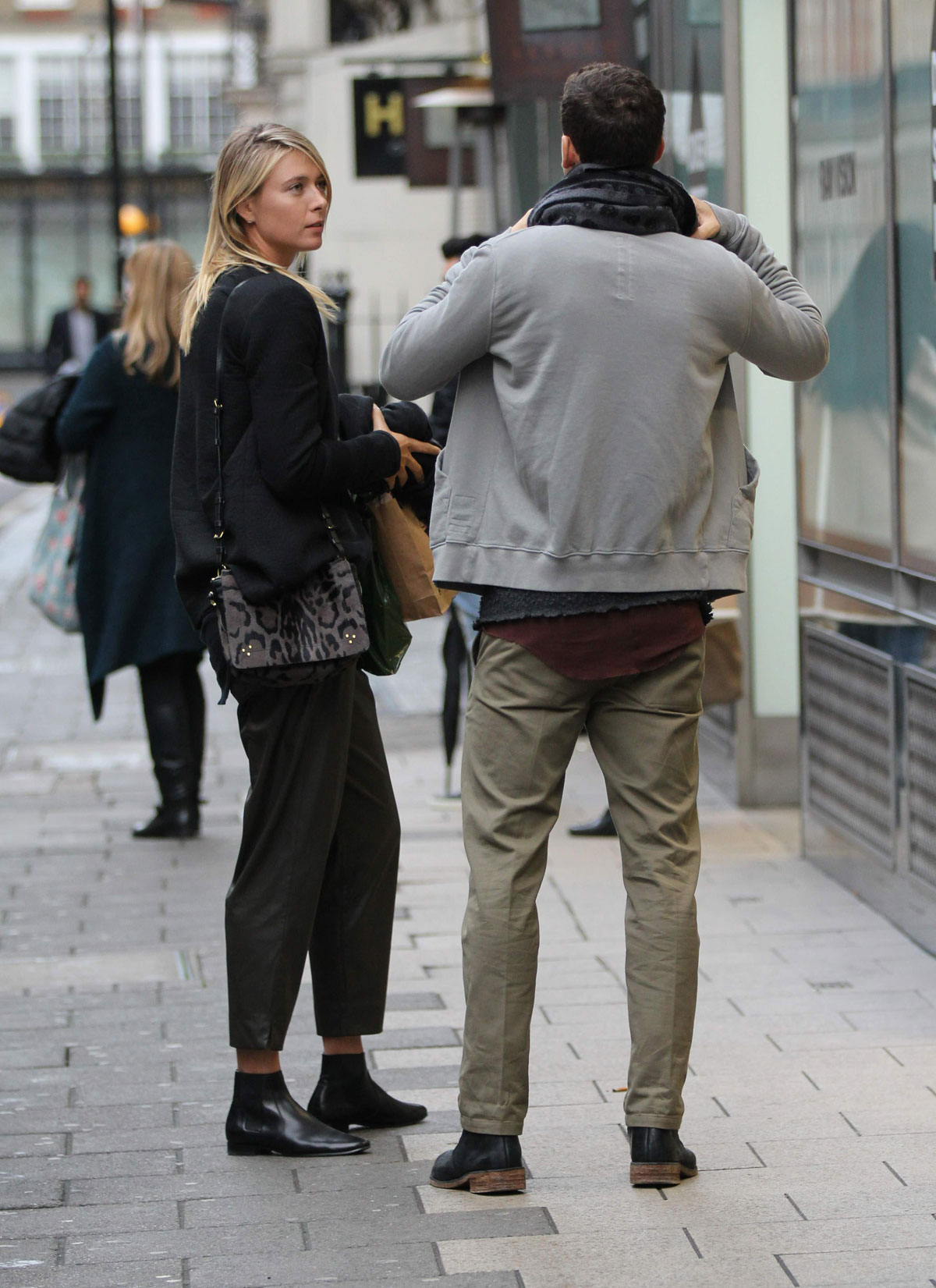 Maria Sharapova shopping at Dover Street Market