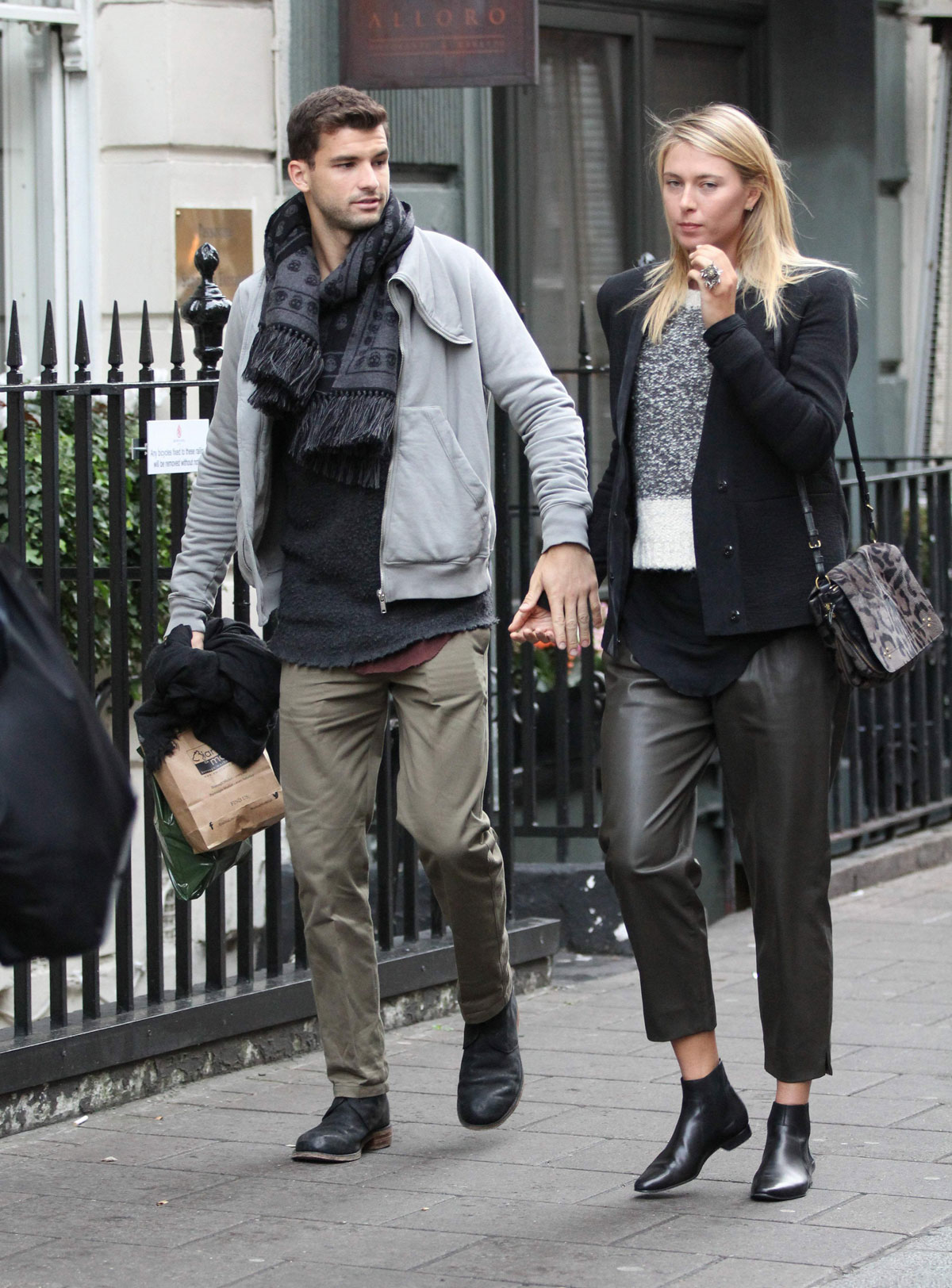 Maria Sharapova shopping at Dover Street Market