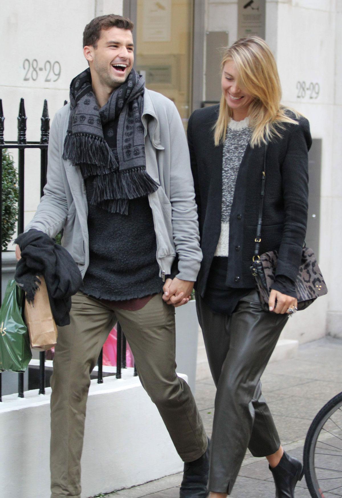 Maria Sharapova shopping at Dover Street Market