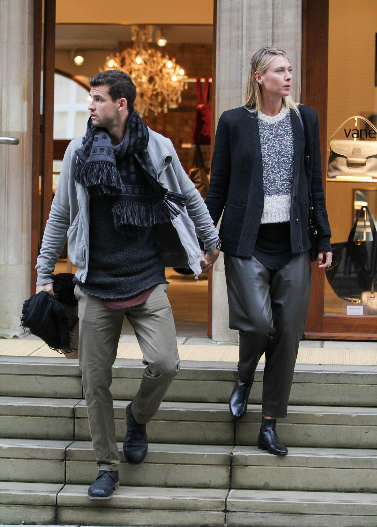 Maria Sharapova shopping at Dover Street Market