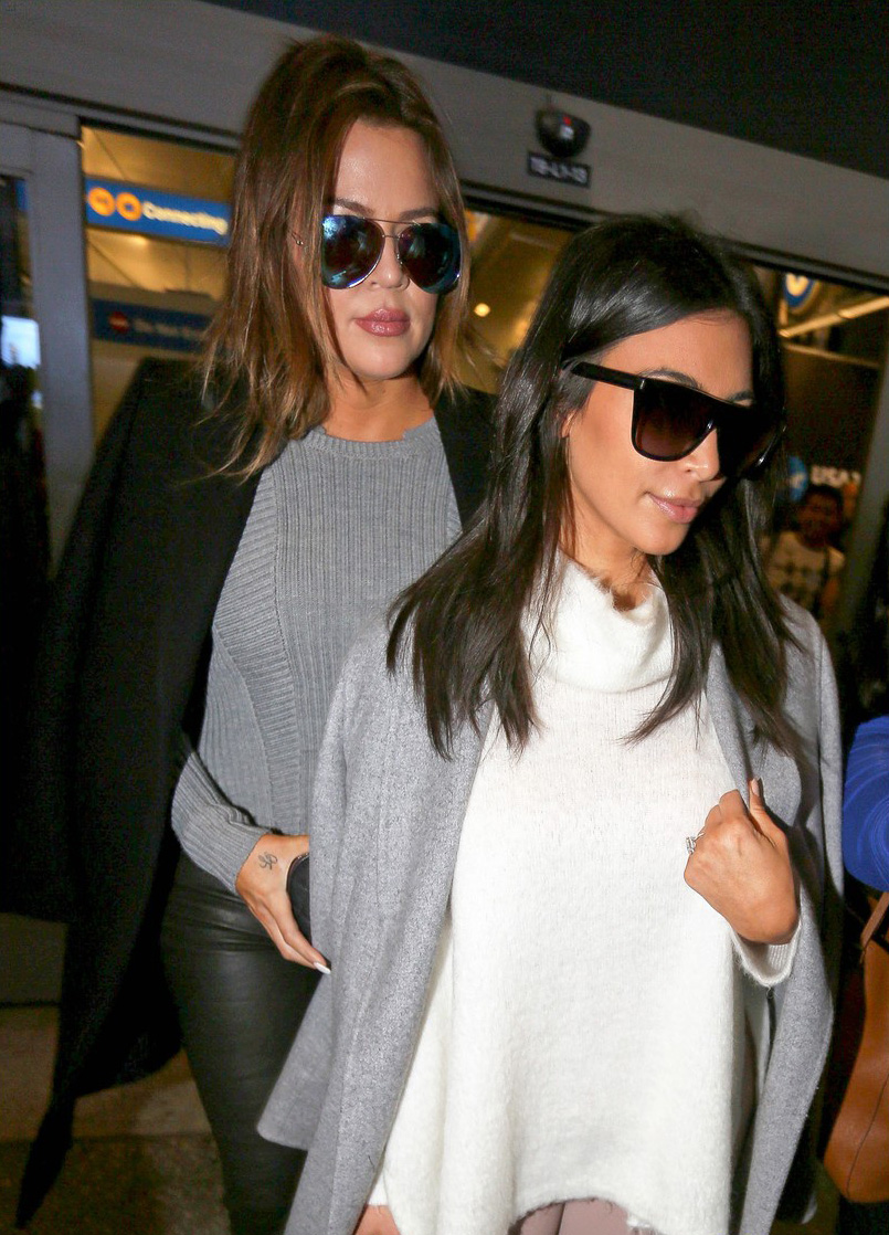 Khloe Kardashian arrives at LAX Airport