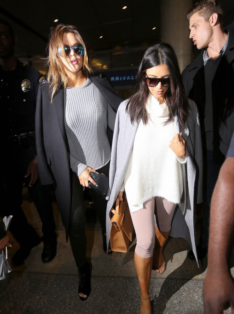 Khloe Kardashian arrives at LAX Airport