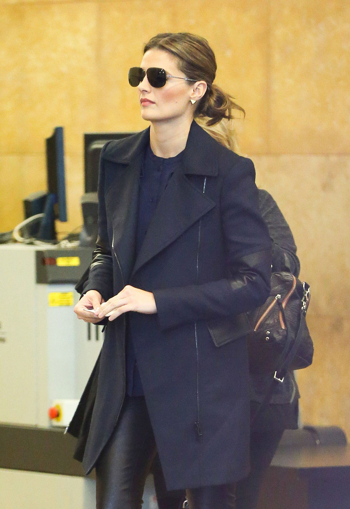 Stana Katic was spotted in New York