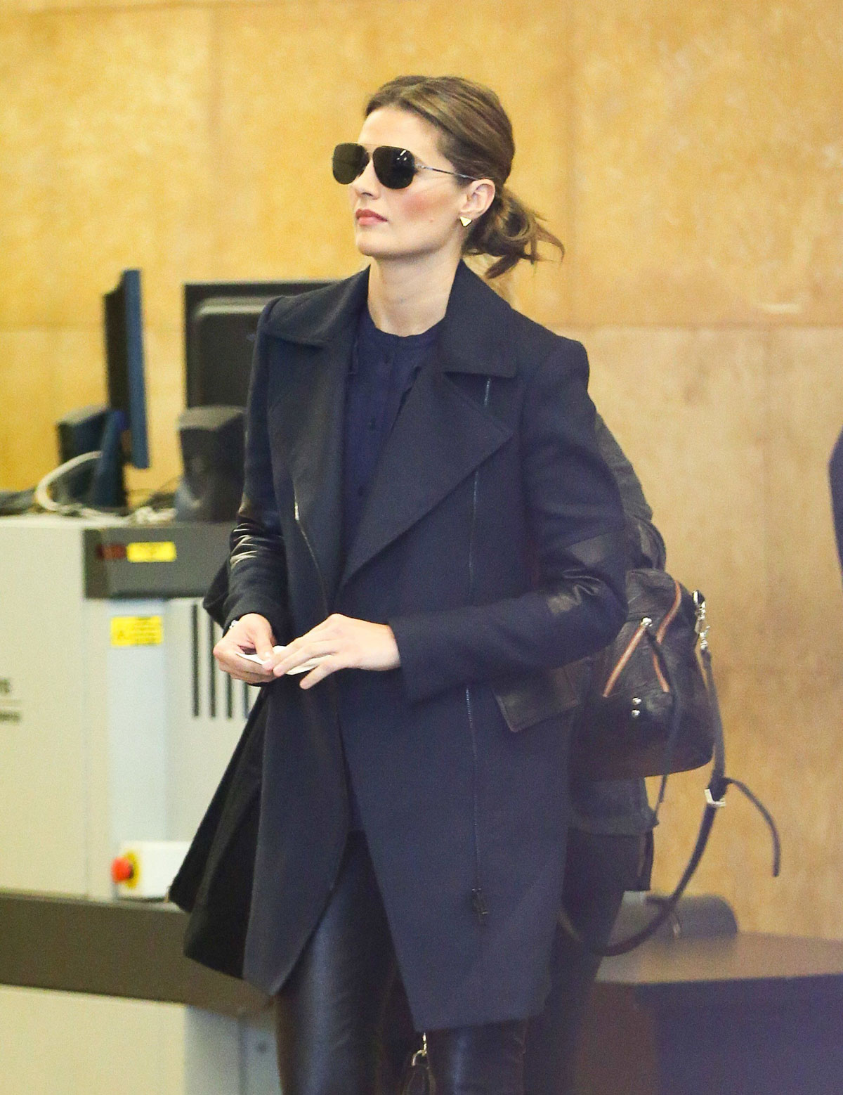 Stana Katic was spotted in New York