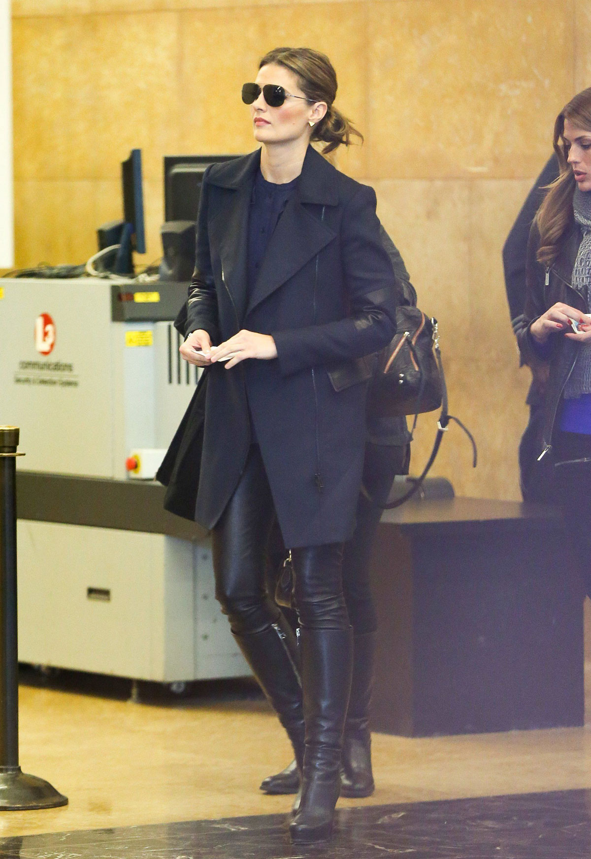 Stana Katic was spotted in New York