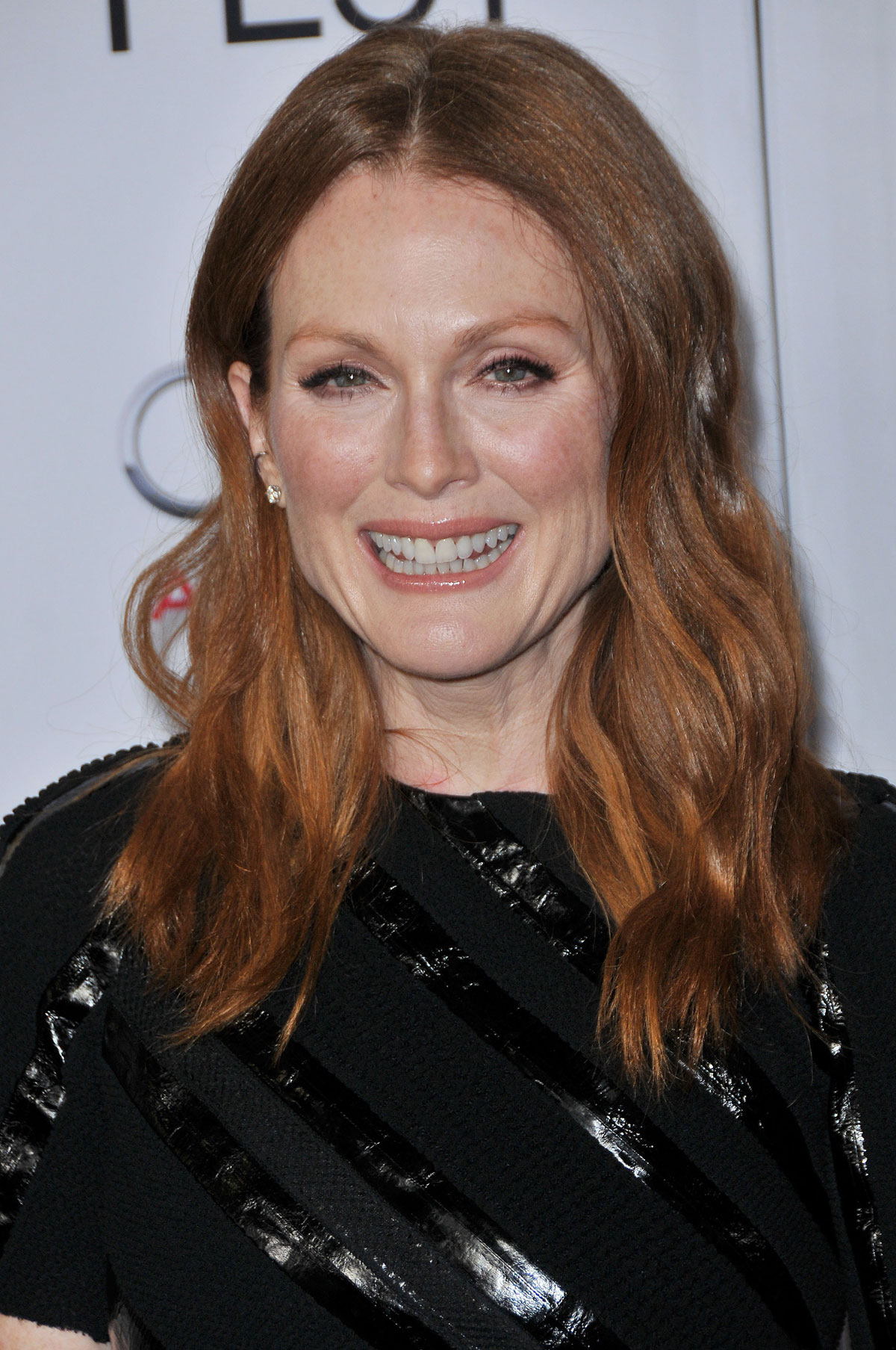 Julianne Moore on the red carpet at the premiere of Still Alice