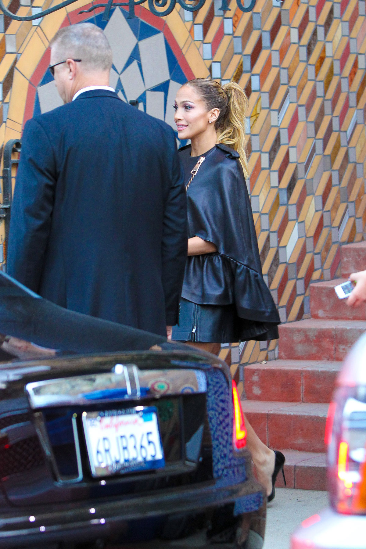 Jennifer Lopez at Mansion in the Hollywood Hills for a photoshoot
