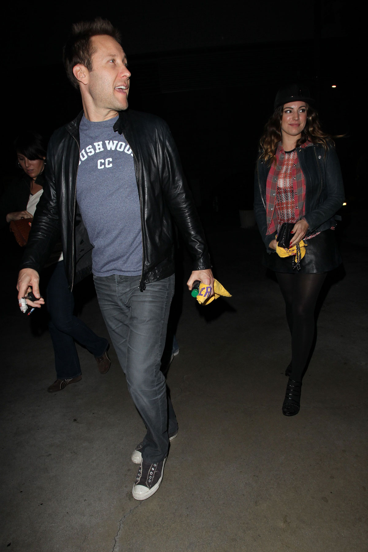 Kelly Brook attends Lakers Game