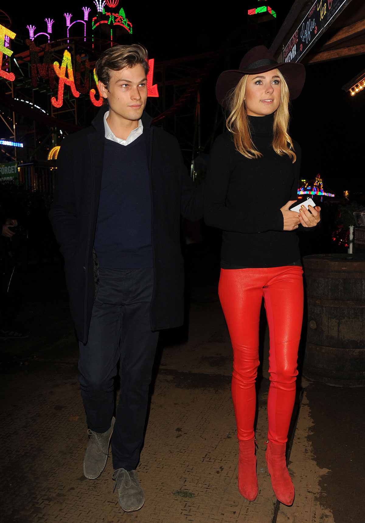 Kimberley Garner attends Winter Wonderland 2014