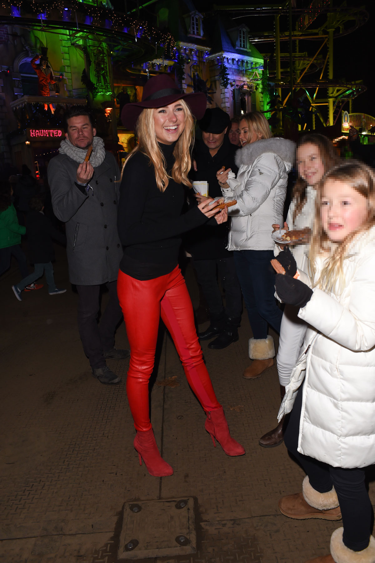 Kimberley Garner attends Winter Wonderland 2014