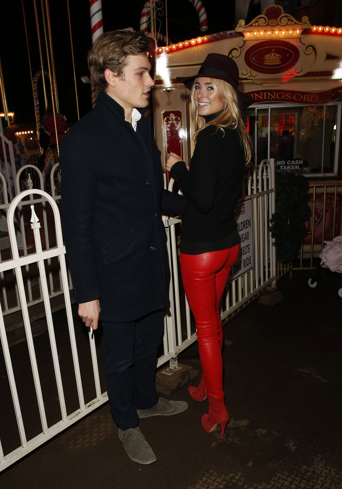 Kimberley Garner attends Winter Wonderland 2014