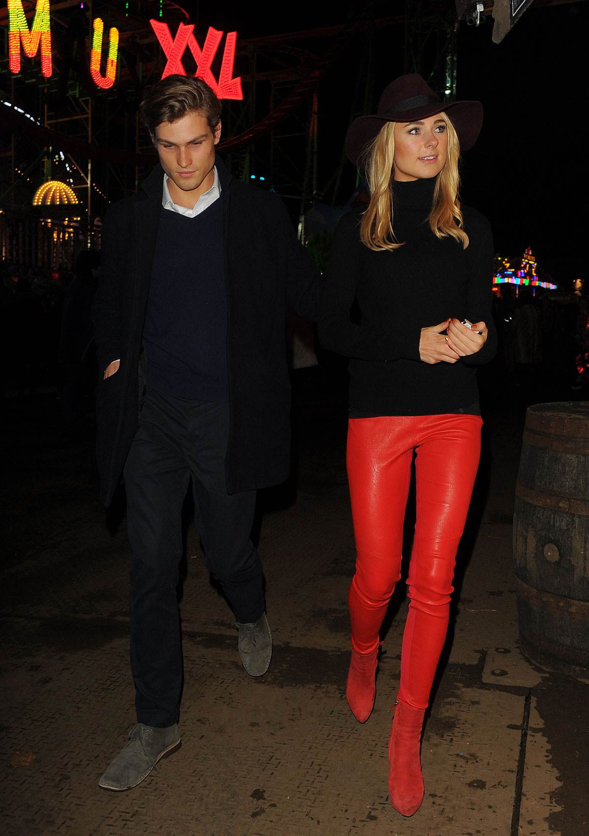 Kimberley Garner attends Winter Wonderland 2014