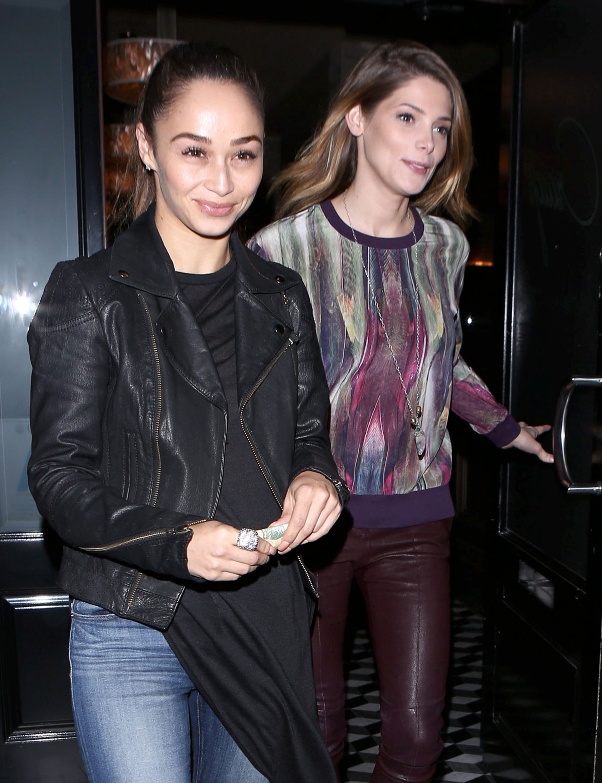 Ashley Greene & Cara Santana seen out for dinner