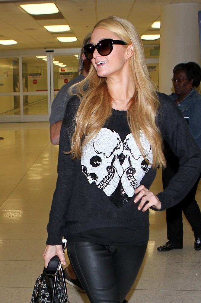 Paris Hilton was seen at LAX