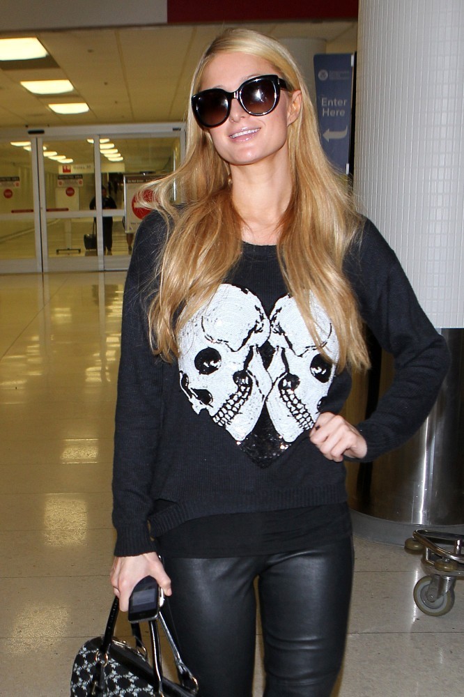 Paris Hilton was seen at LAX