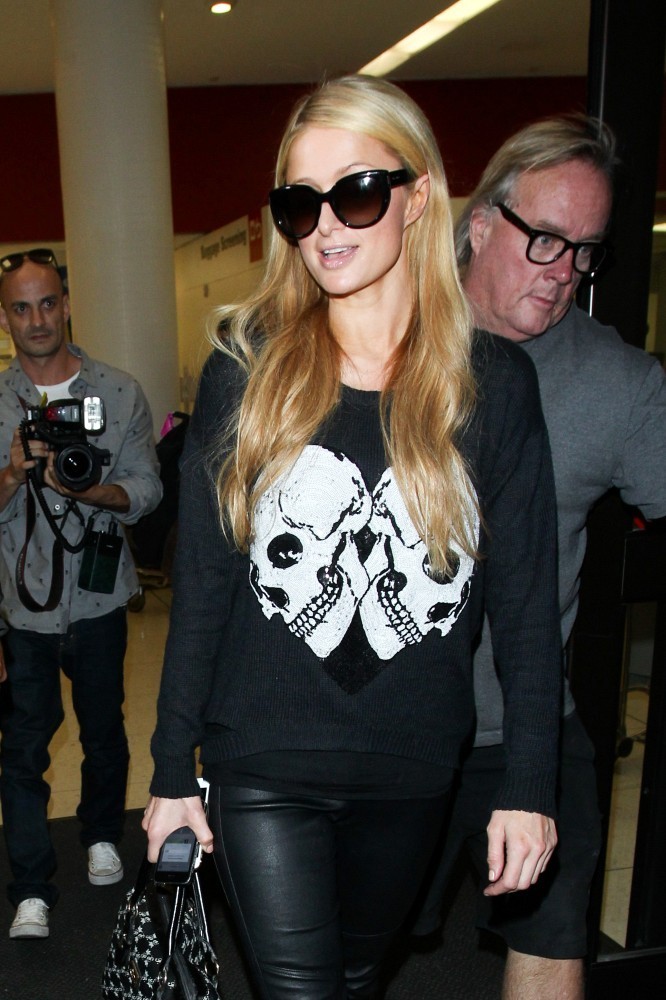 Paris Hilton was seen at LAX