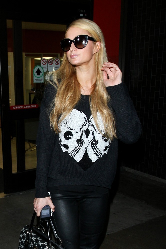 Paris Hilton was seen at LAX