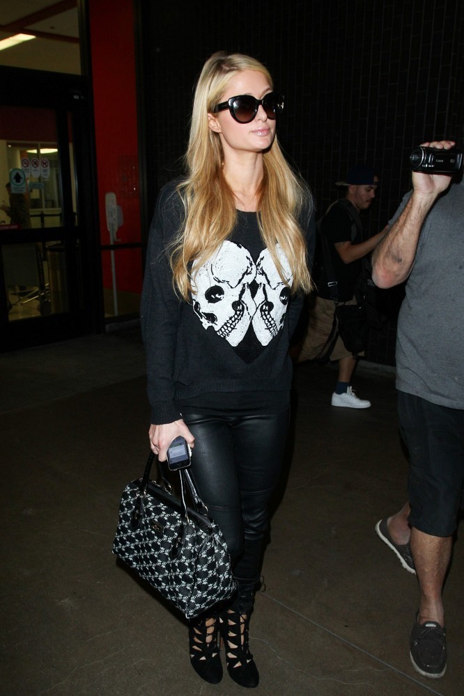 Paris Hilton was seen at LAX