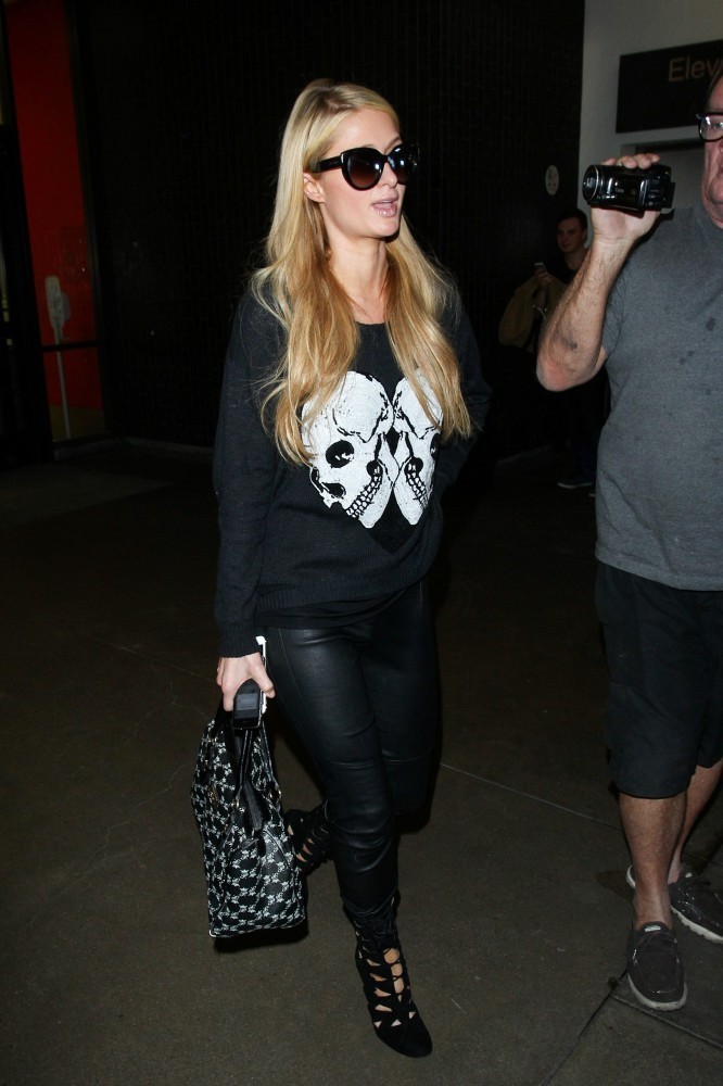 Paris Hilton was seen at LAX