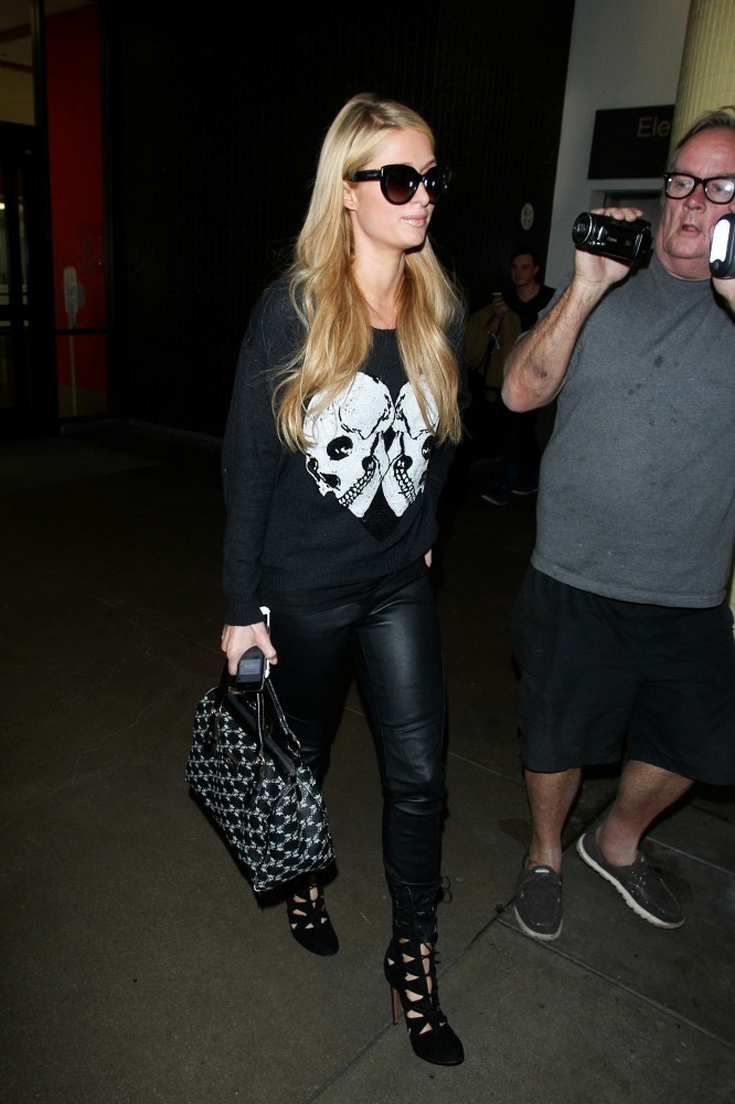 Paris Hilton was seen at LAX