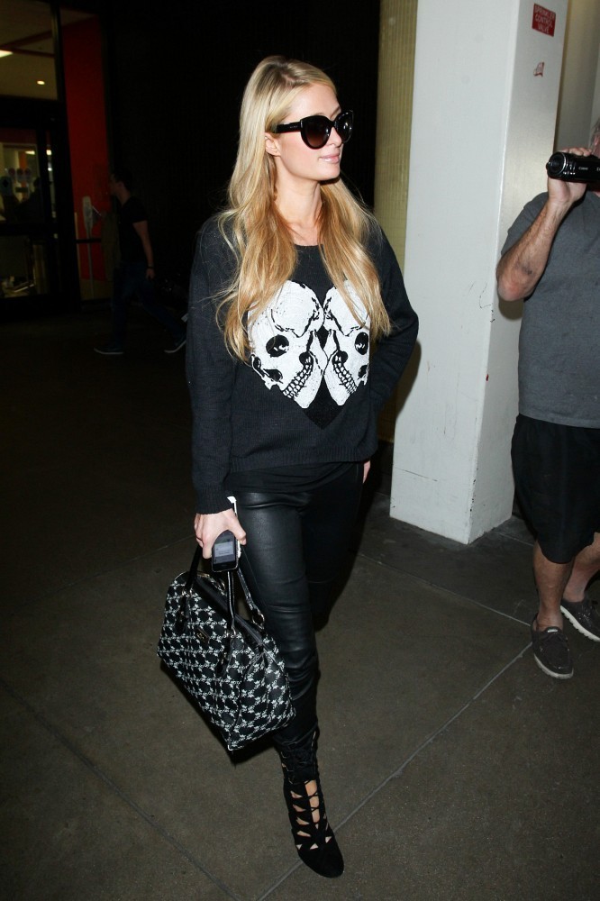 Paris Hilton was seen at LAX