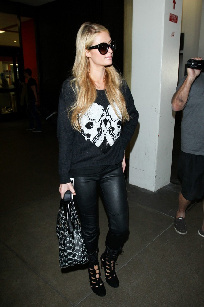 Paris Hilton was seen at LAX