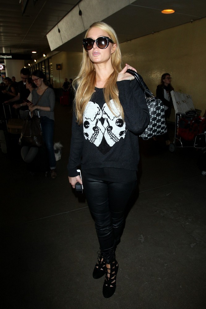 Paris Hilton was seen at LAX