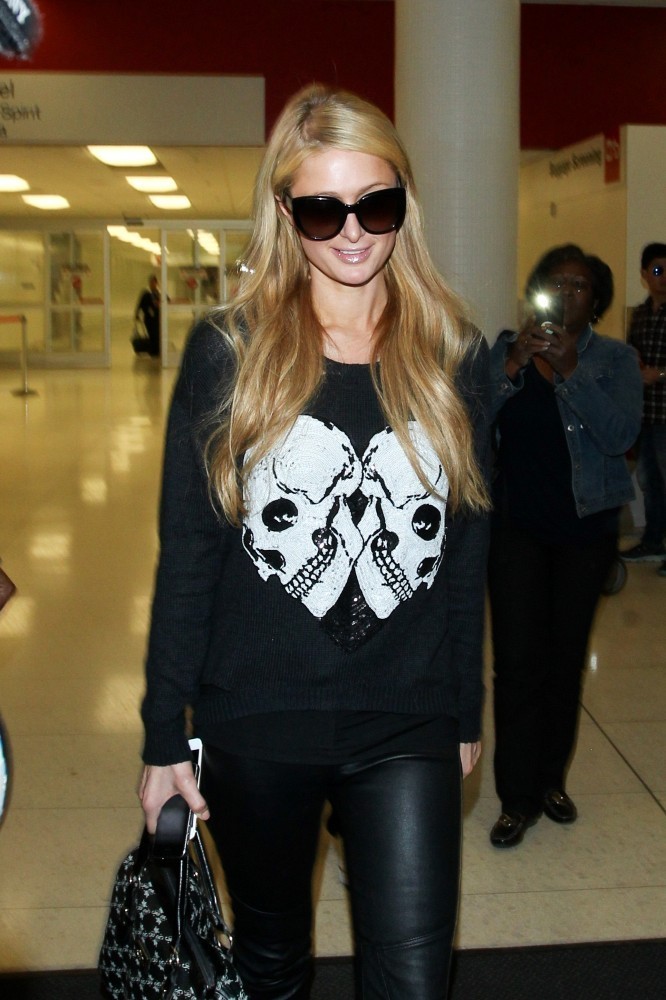 Paris Hilton was seen at LAX