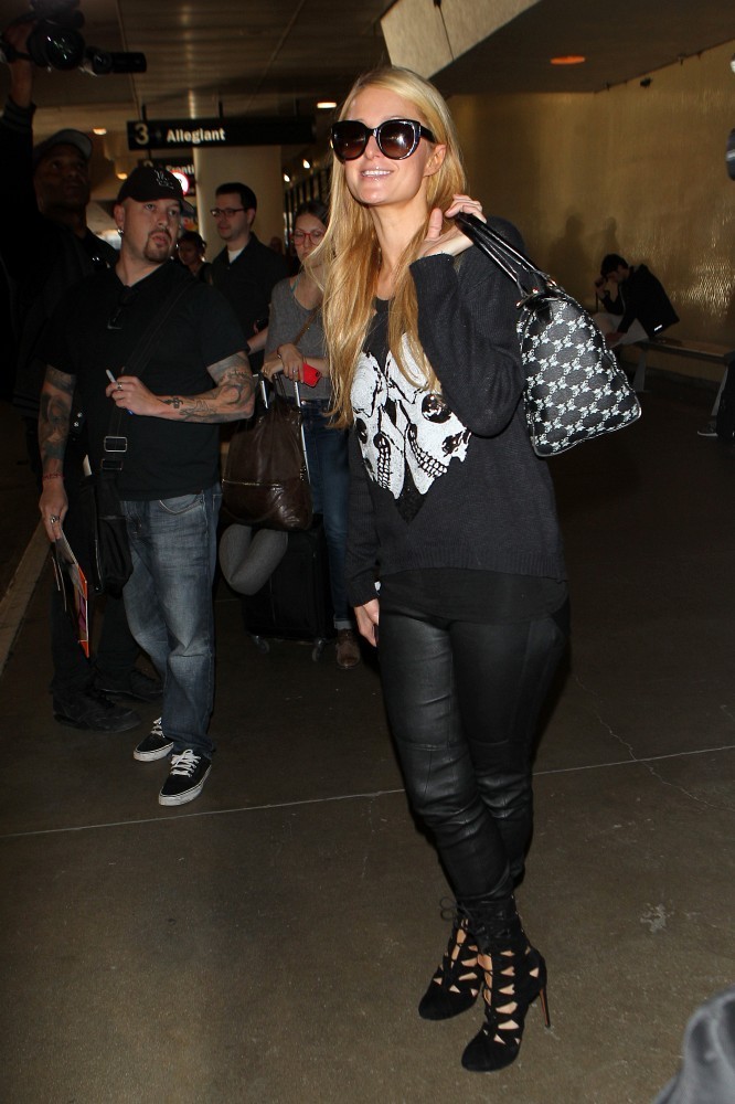 Paris Hilton was seen at LAX