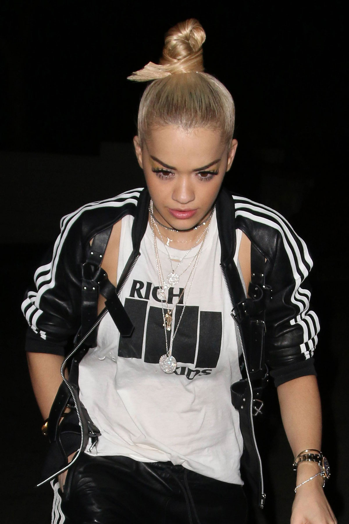 Rita Ora arriving at her hotel in Los Angeles