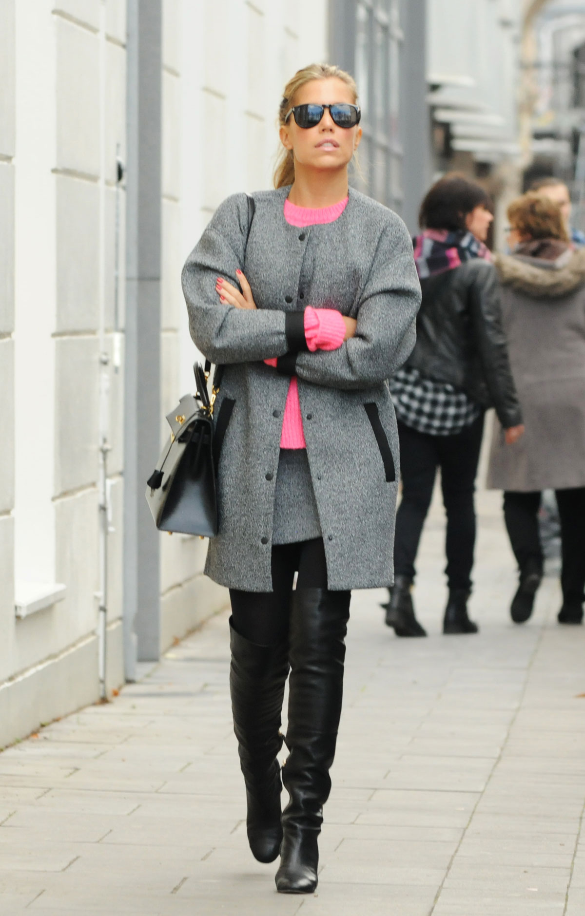 Sylvie Meis shopping in Hamburg