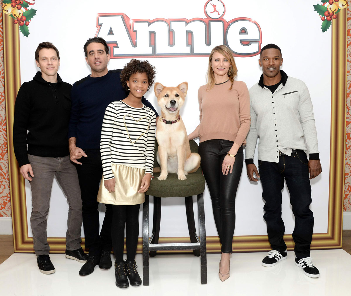 Cameron Diaz attends Annie Photocall