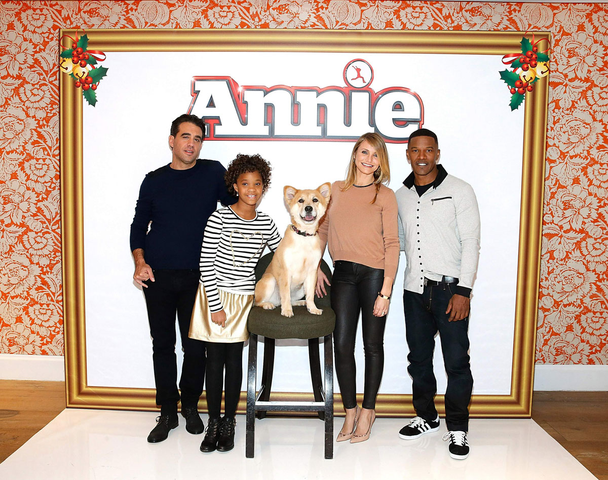 Cameron Diaz attends Annie Photocall